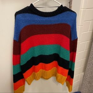 Urban Outfitters color striped sweater
